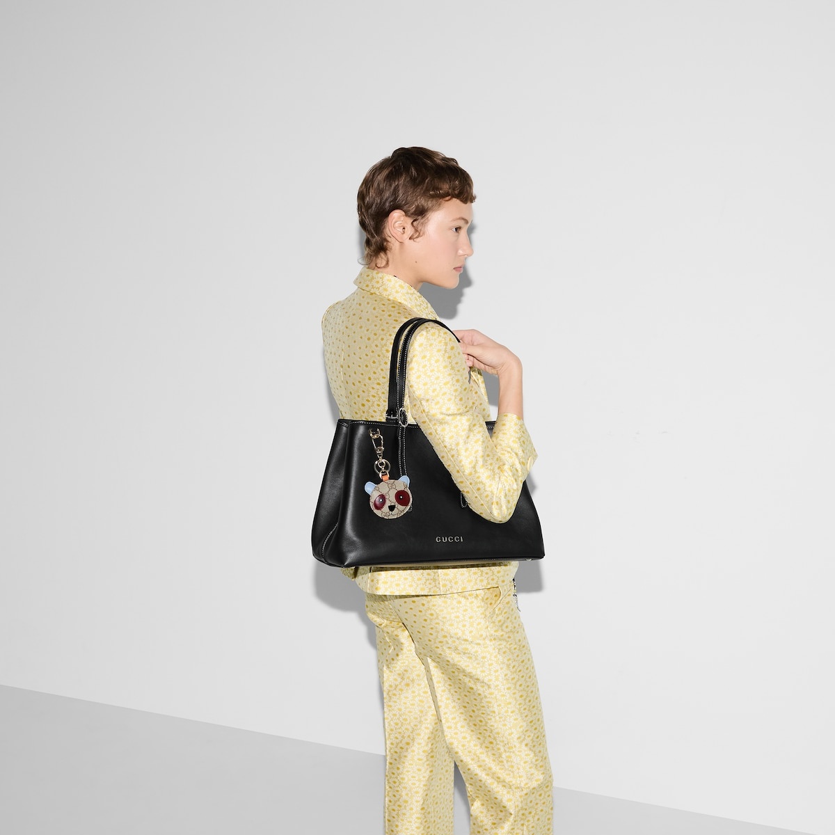 GG Emblem medium tote bag - 3