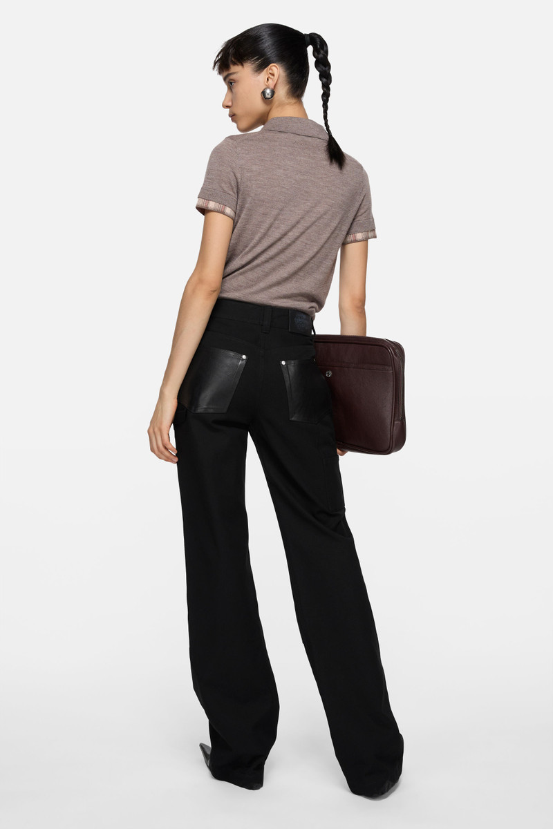 Denim trousers - regular fit - Black 3