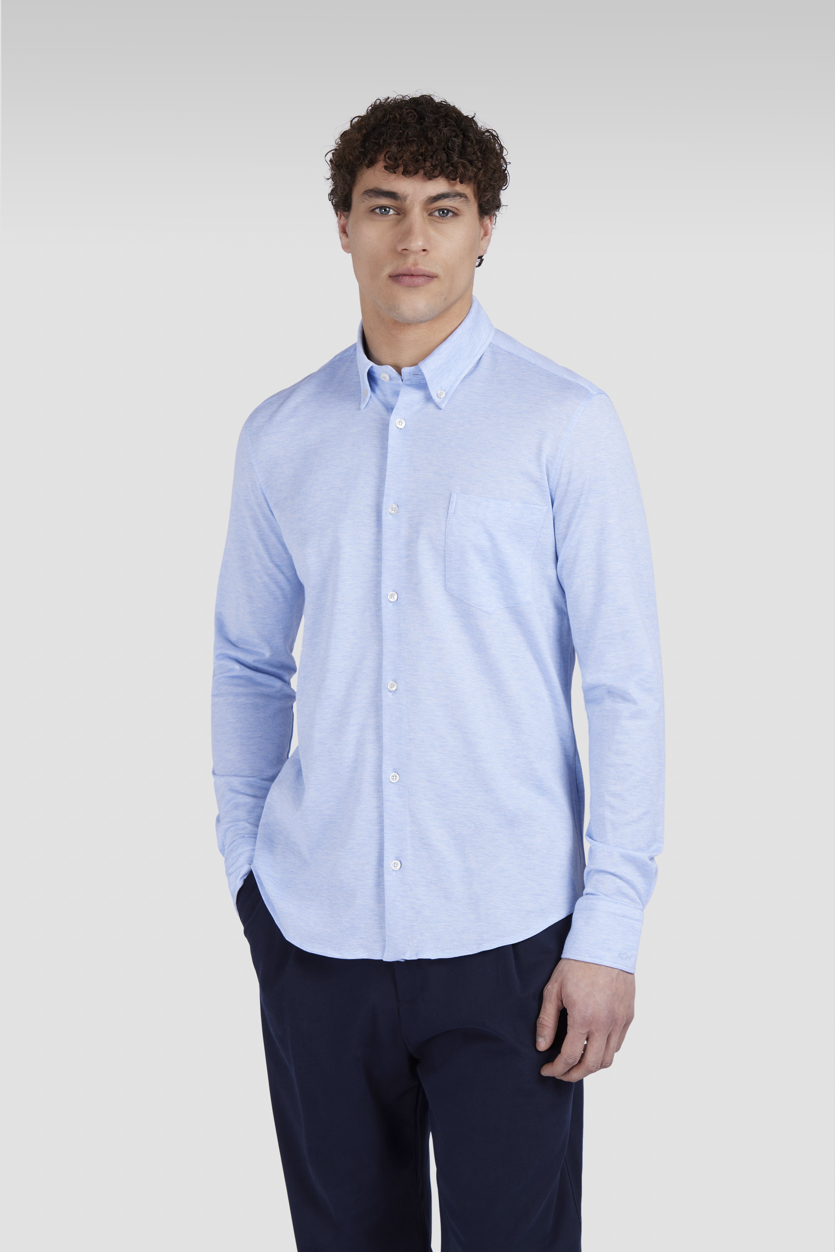 PIQUÉ COTTON SHIRT - 6