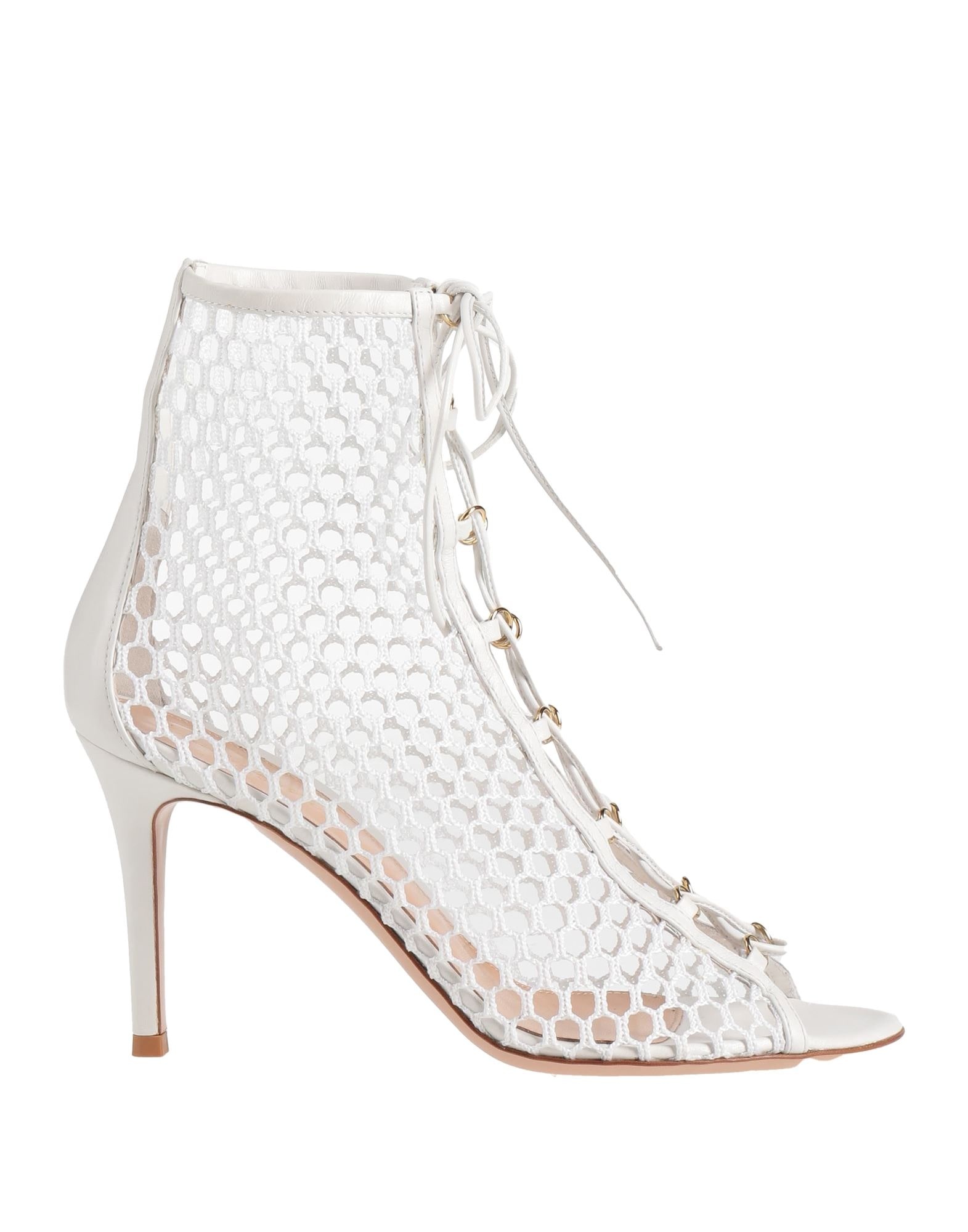 White Women's Ankle Boot - 1