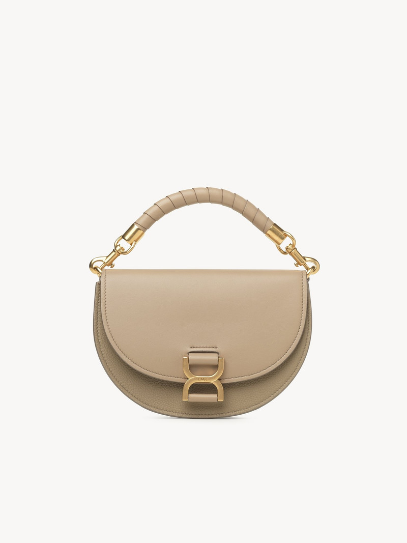MARCIE CHAIN FLAP BAG IN GRAINED LEATHER 1
