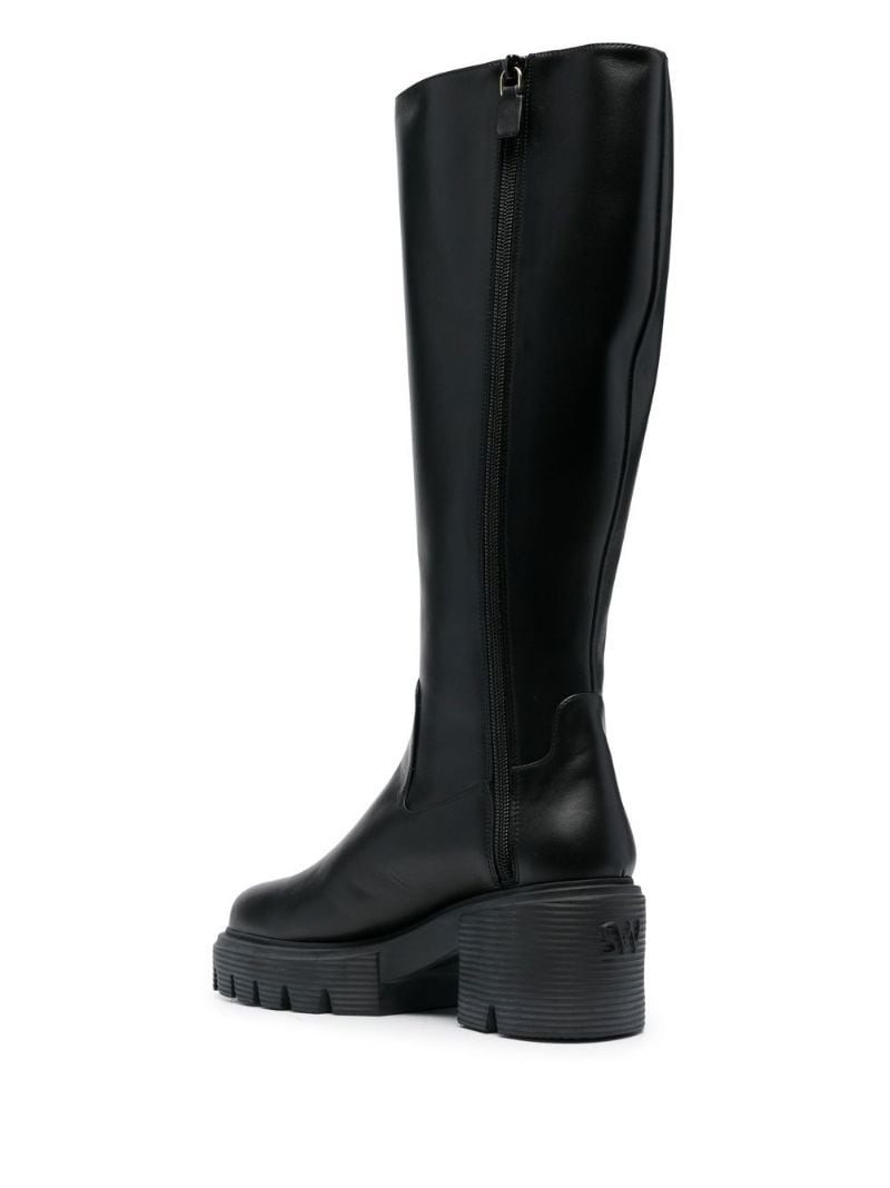 Soho calf-length leather boots - 3