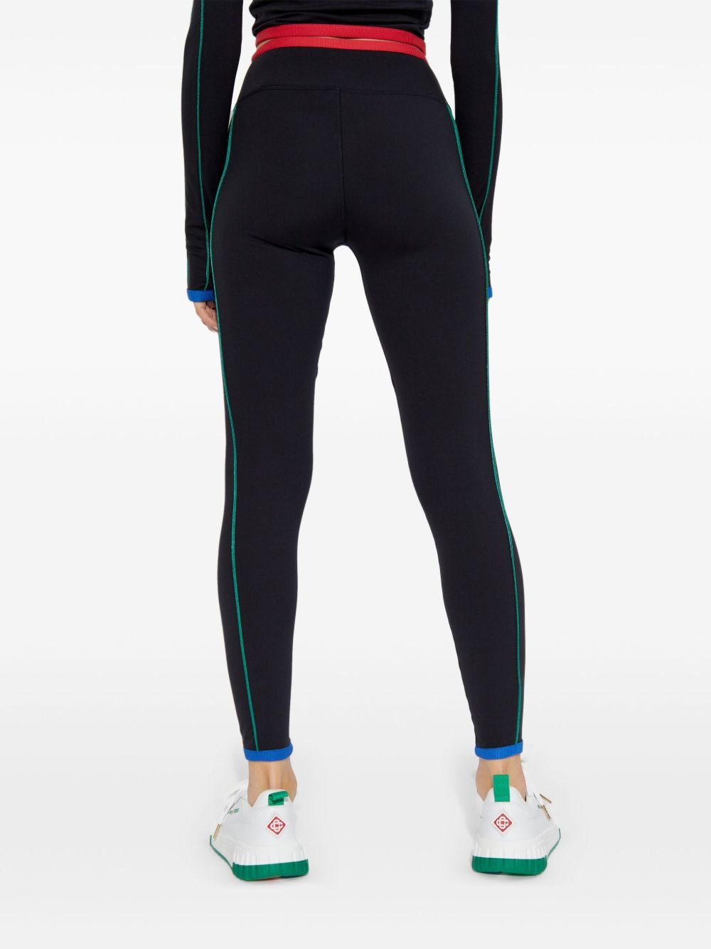 logo-patch leggings - 4