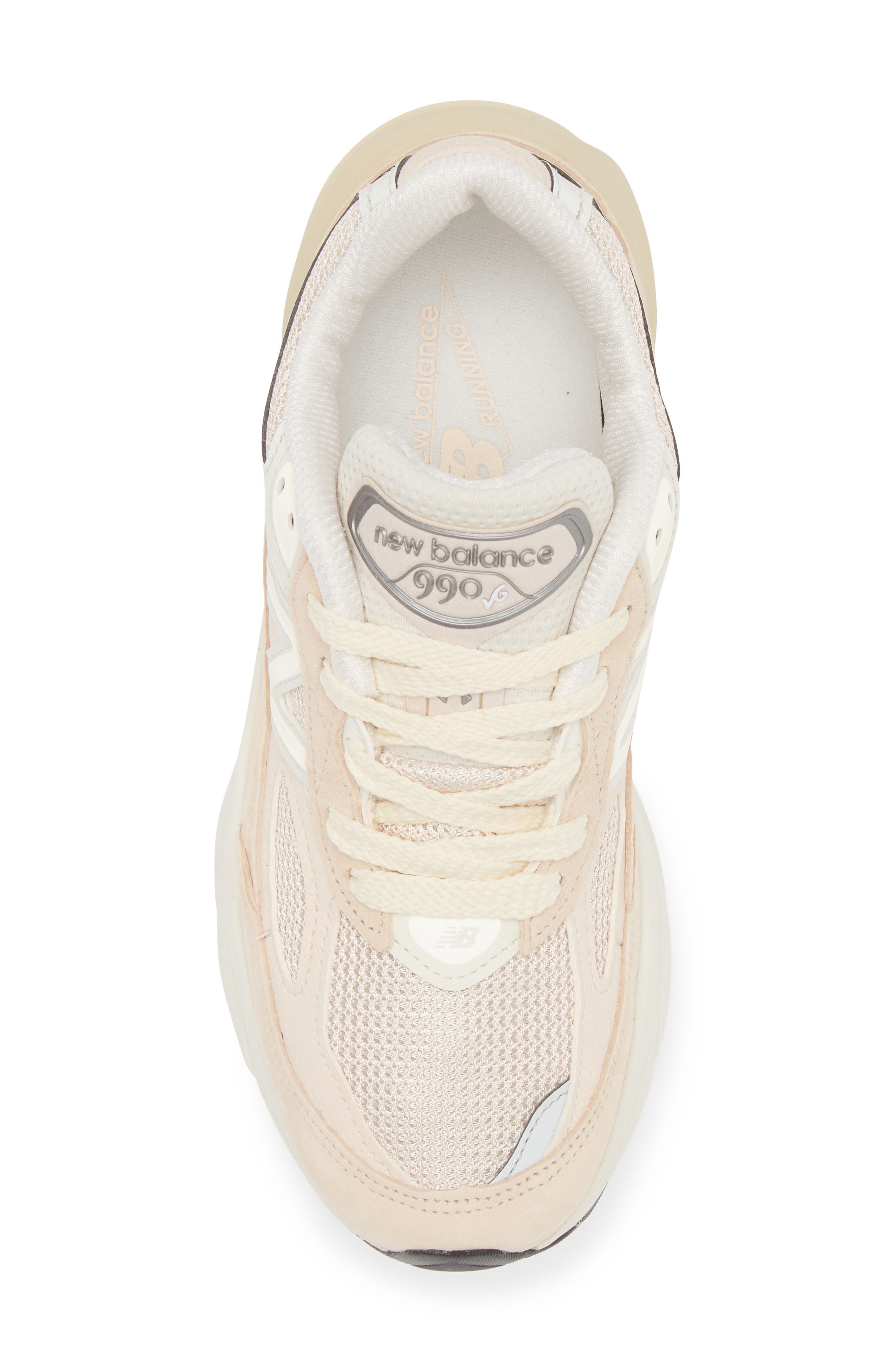 New Balance Gender Inclusive Made in USA 990v6 Sneaker in Vintage Rose/Sea Salt at Nordstrom - 5