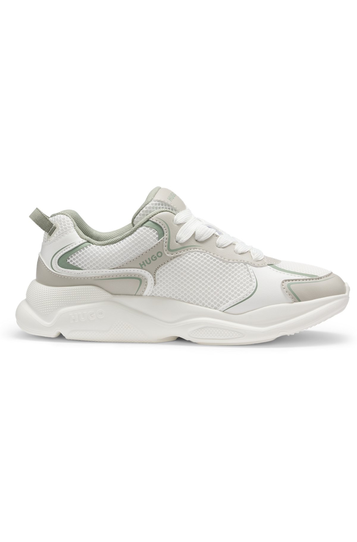 MESH-DETAIL TRAINERS WITH REAR PULL LOOP - 1