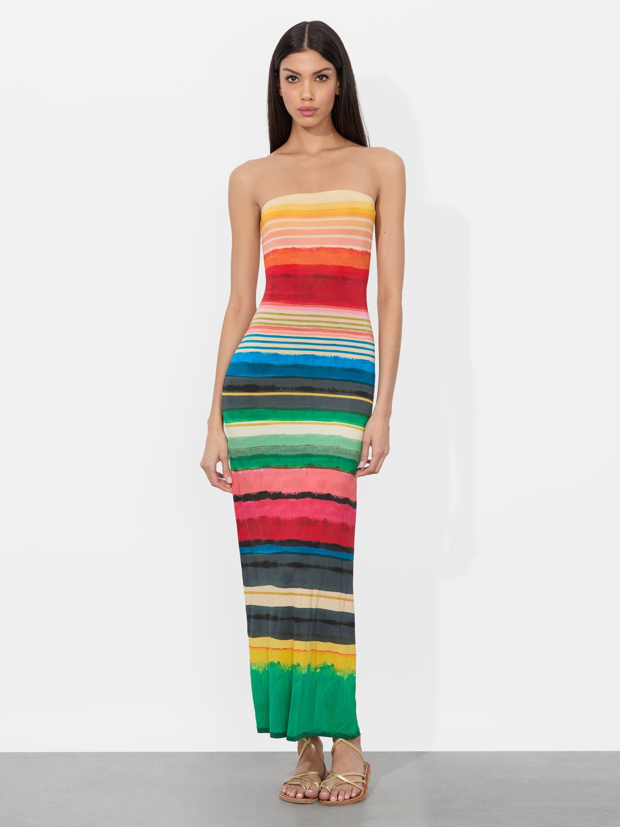DELORA STRAPLESS MAXI DRESS - 2