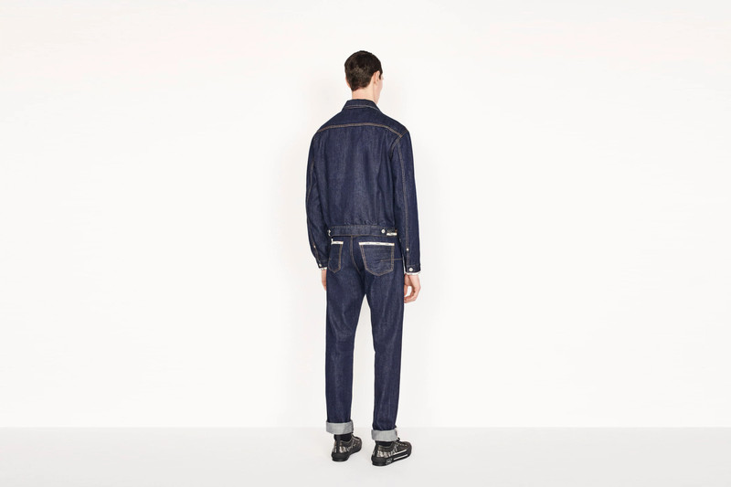 'DIOR' Selvedge Long Slim-Fit Jeans 4