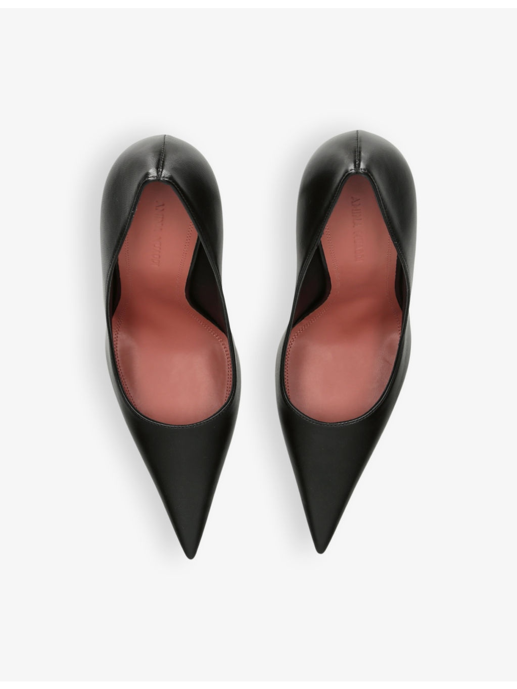 Barbara pointed-toe leather pumps - 2