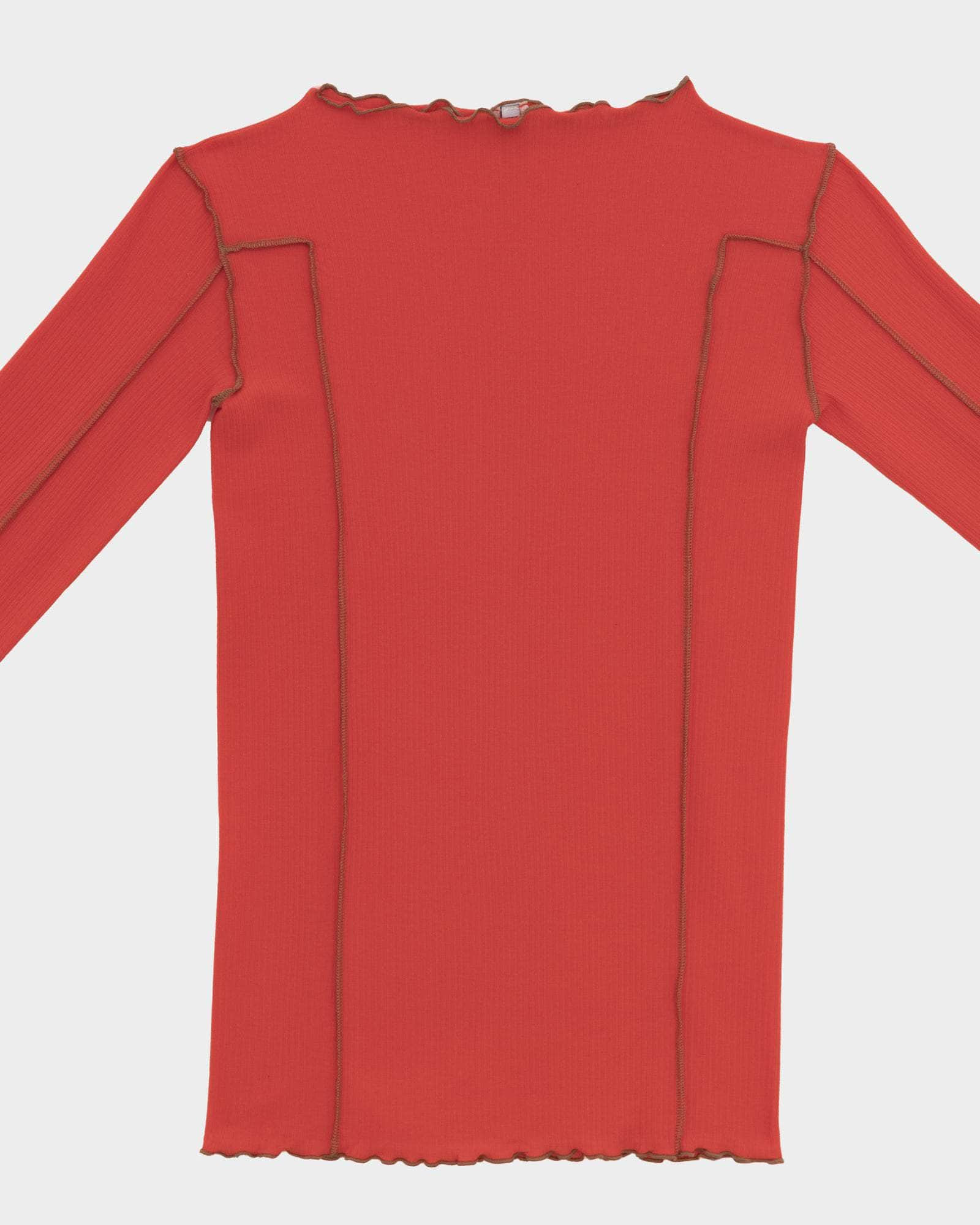 Omato Long Sleeve Tee - Fine Organic Cotton Rib - 8