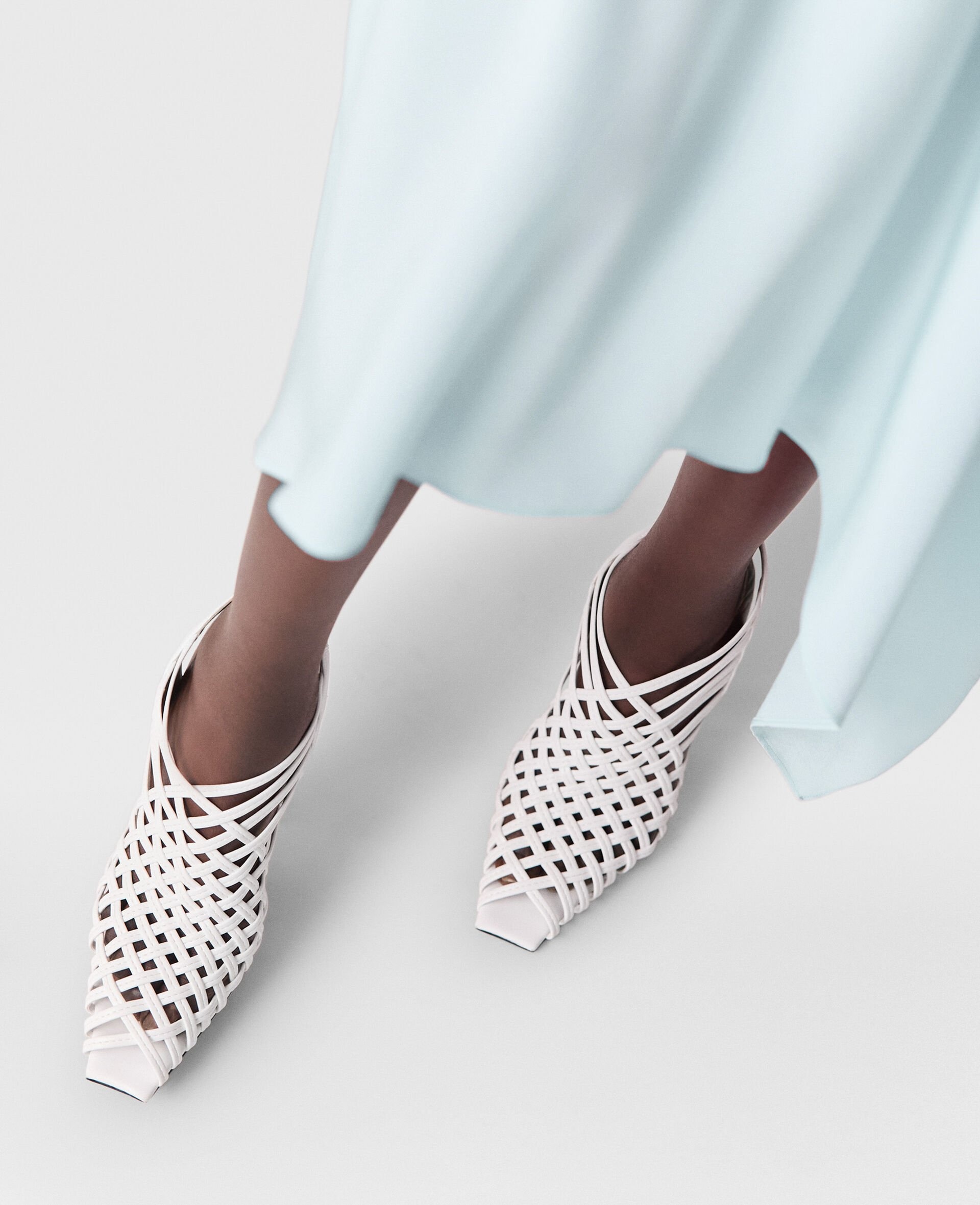 Stella Spur Woven Slingbacks - 2