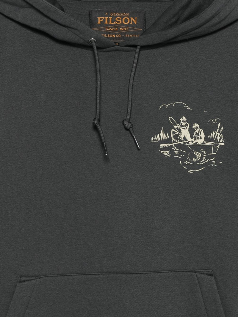 Trout graphic-print hoodie 3