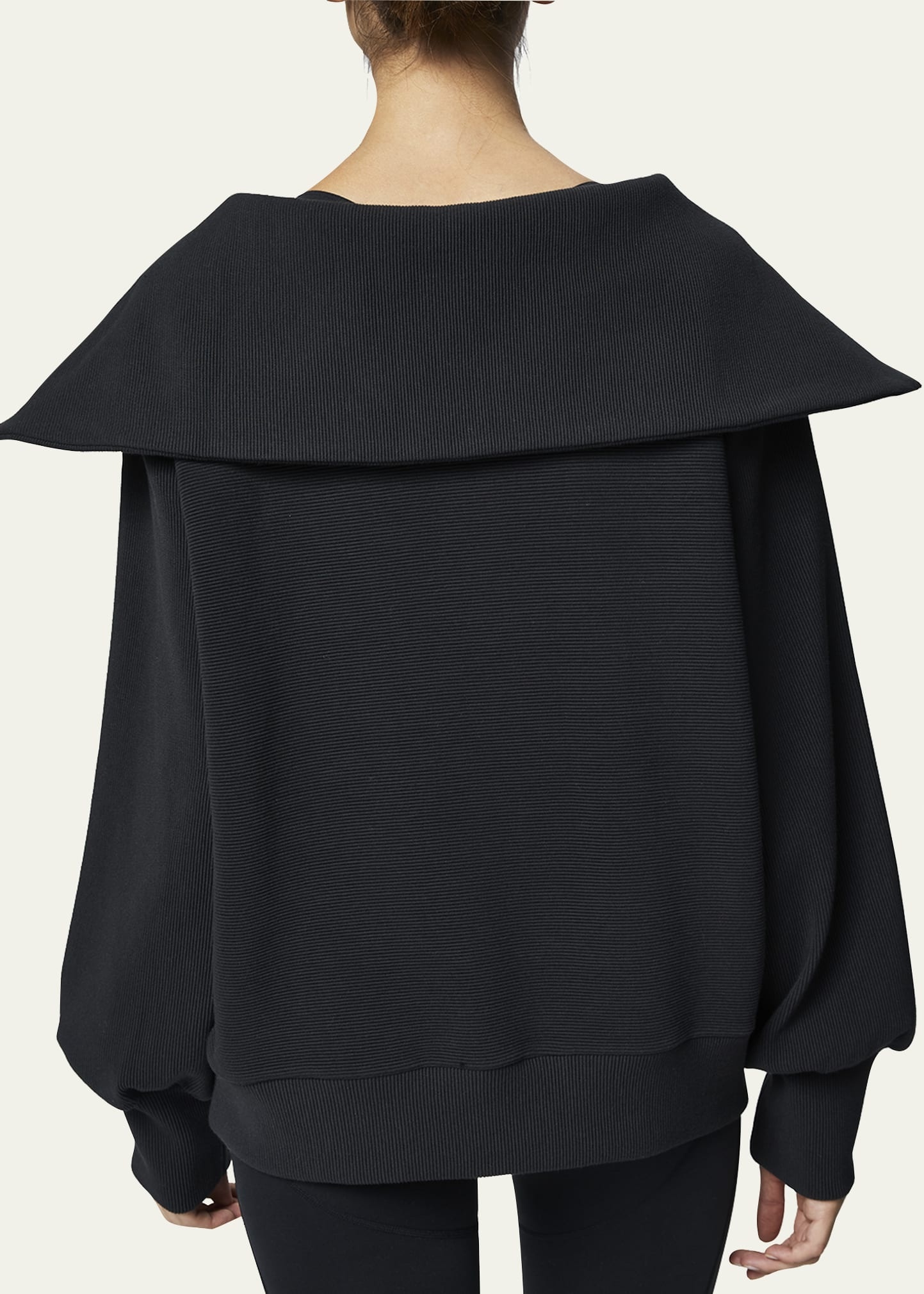 Vine Oversized 1/2-Zip Pullover Sweatshirt - 3