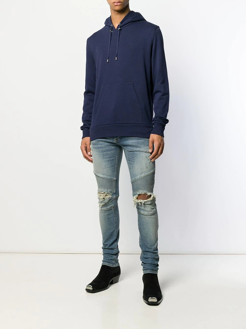 Balmain slim-fit ripped jeans outlook
