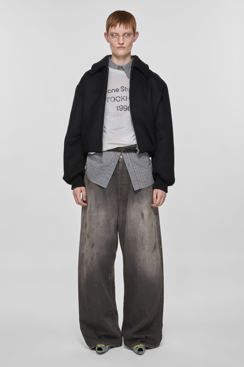 Acne Studios Super baggy fit jeans - 2023F - Black outlook