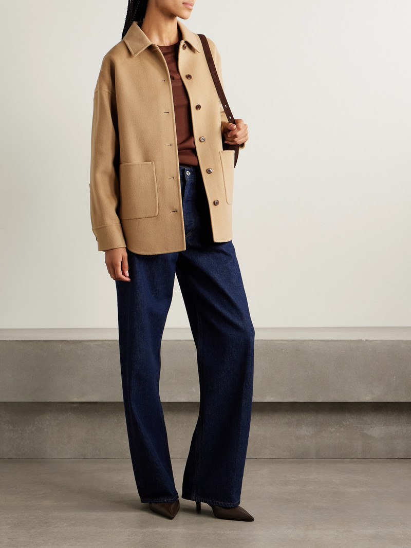 Theory Wool And Recycled Cashmere-blend Felt Jacket outlook