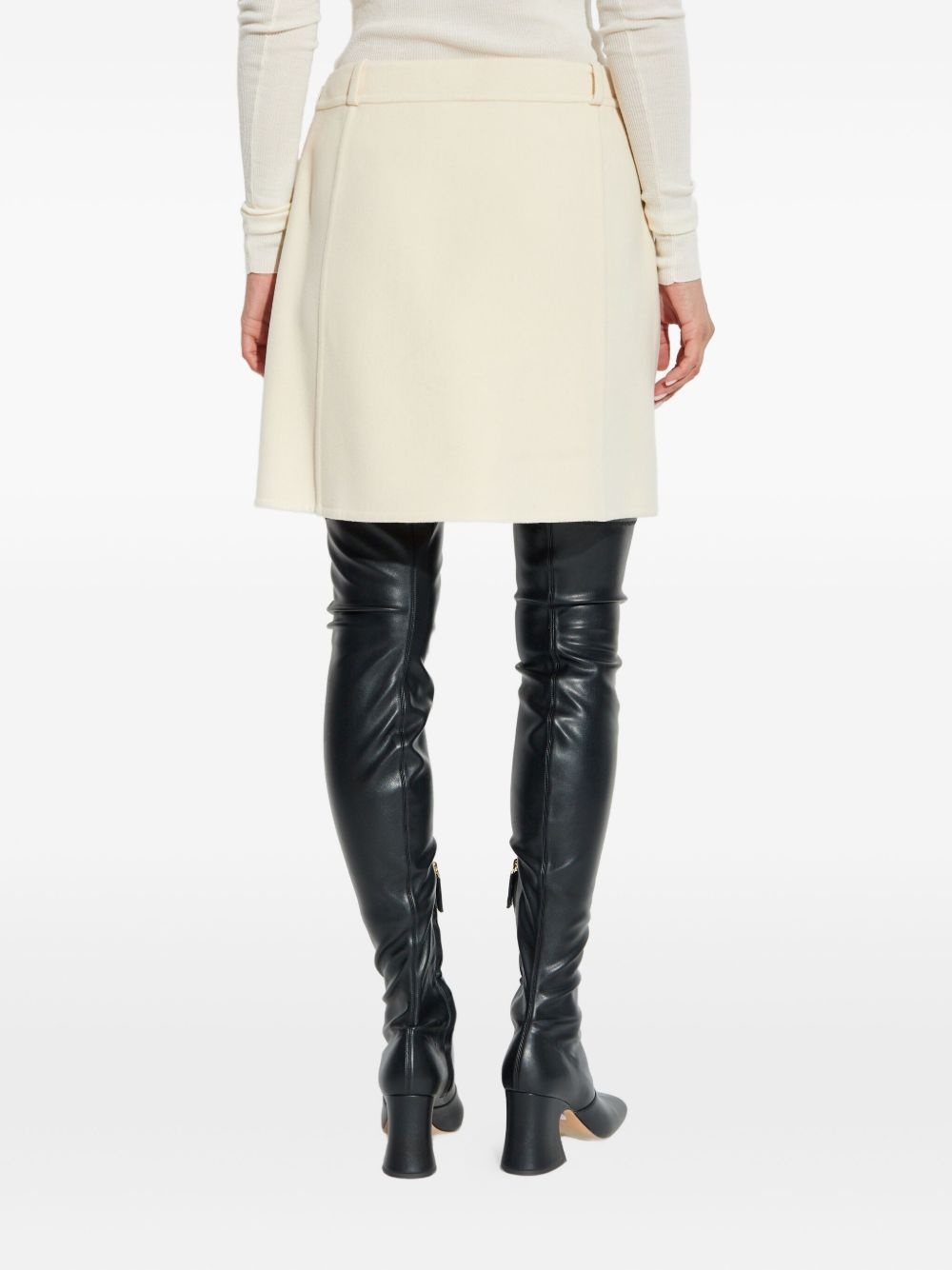 wool mini skirt - 4