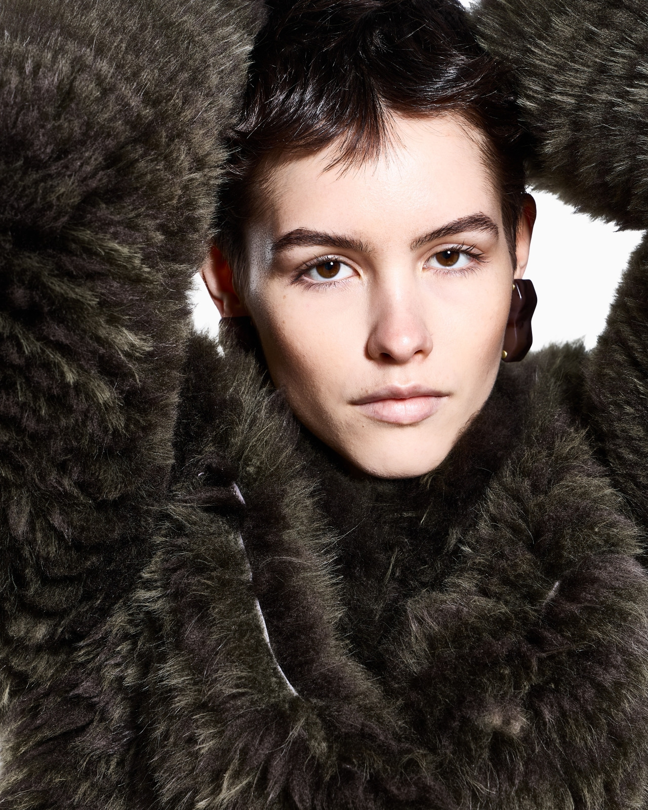 TWO-TONE CASHMERE OVERSIZED BLOUSON - 5
