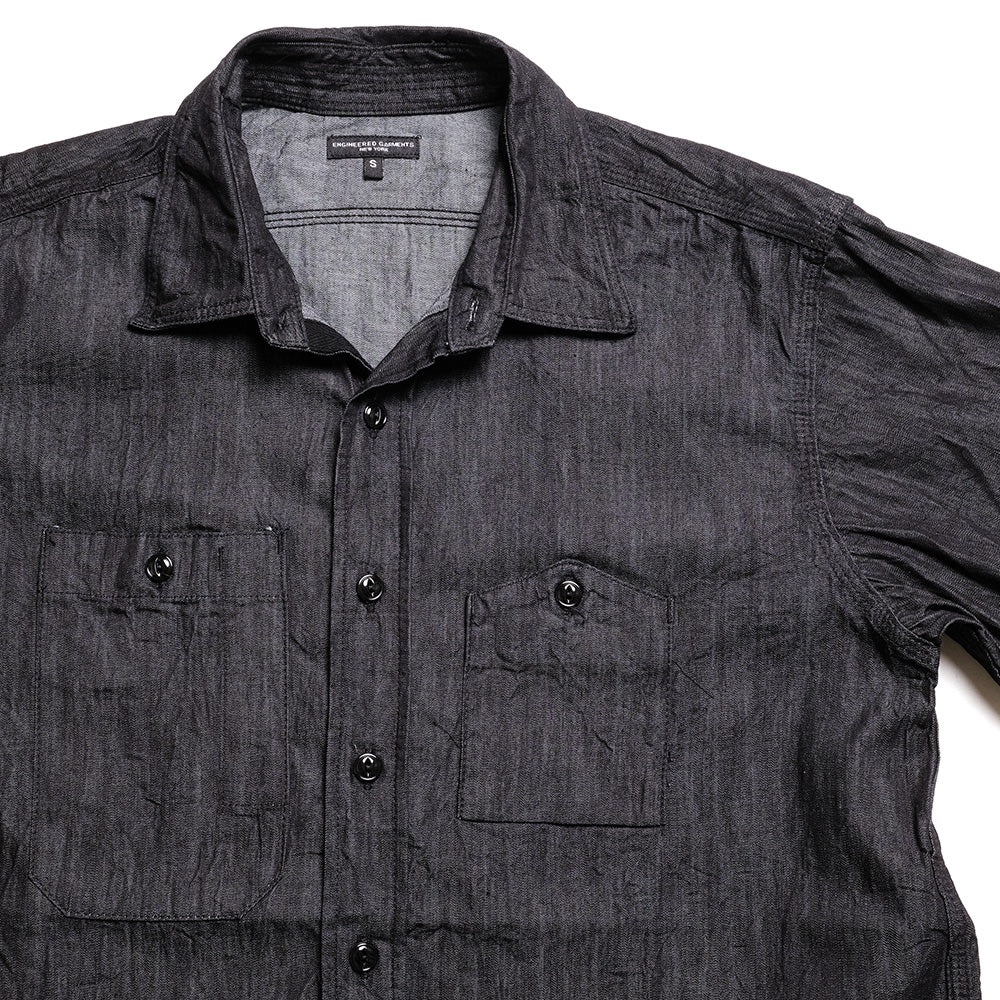 Work Shirt - Cotton Denim Shirting - NQ020 - 3