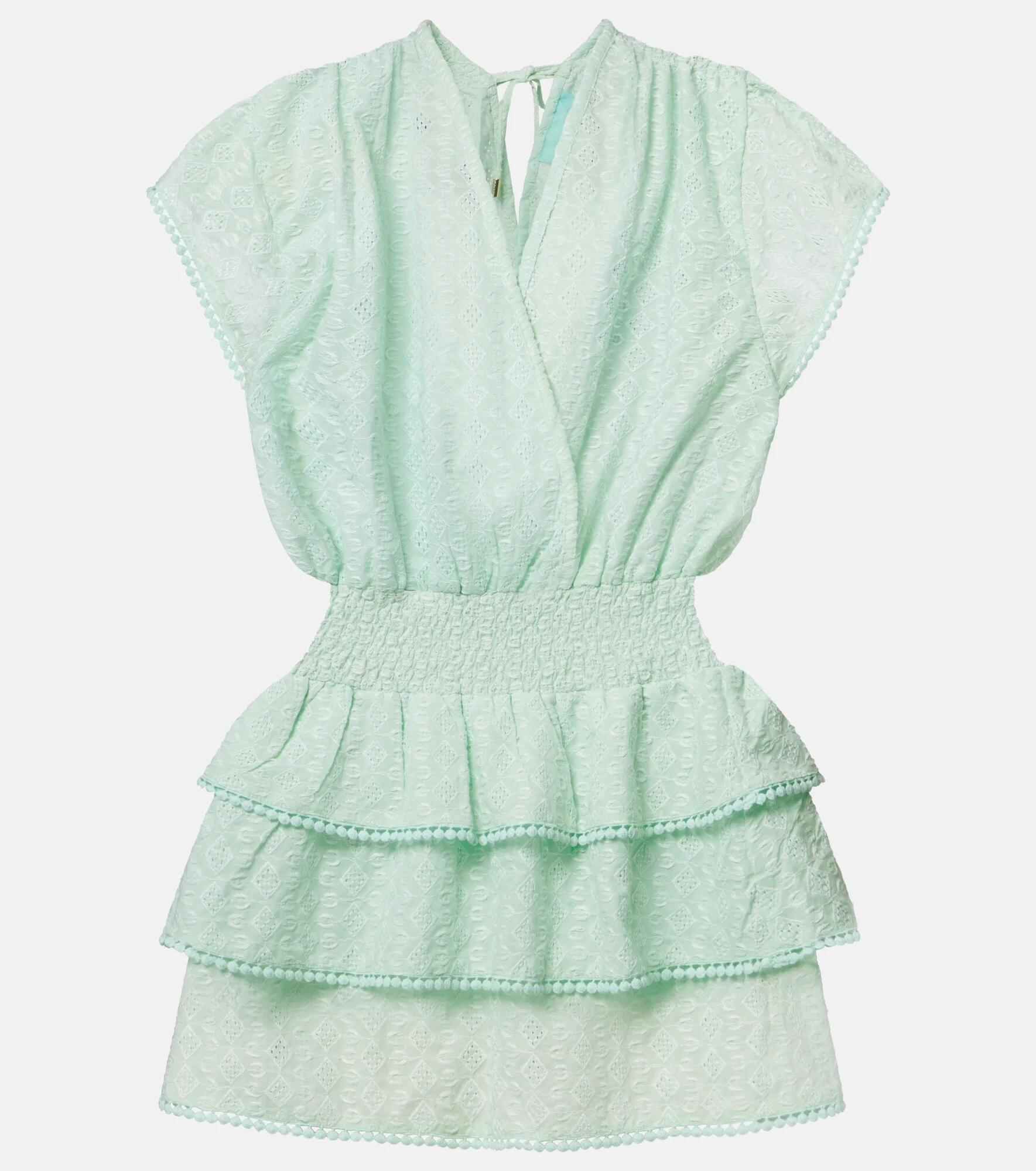 Jess embroidered cotton minidress - 1