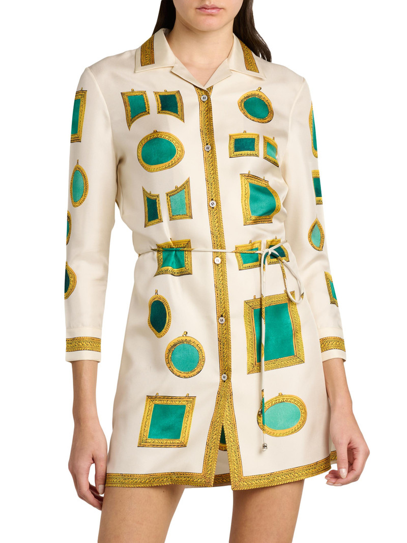 Women's The Gallery Print Twill Minidress - Multi Color 3