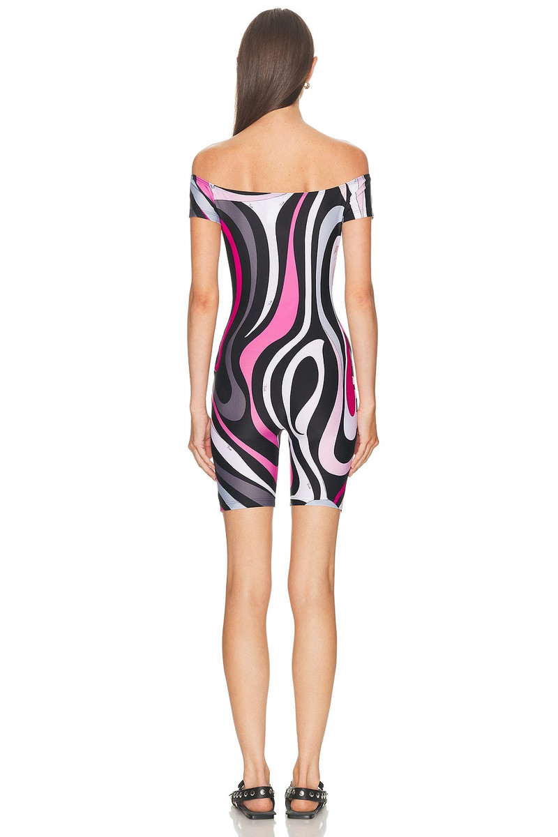 PUCCI Off The Shoulder Romper outlook