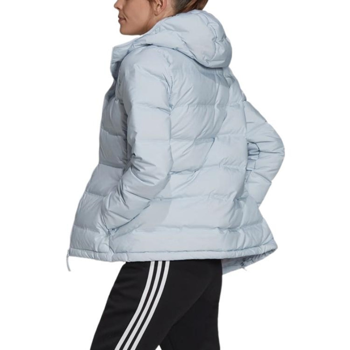 (WMNS) adidas Helionic Down Jacket 'White' GQ7133 - 3