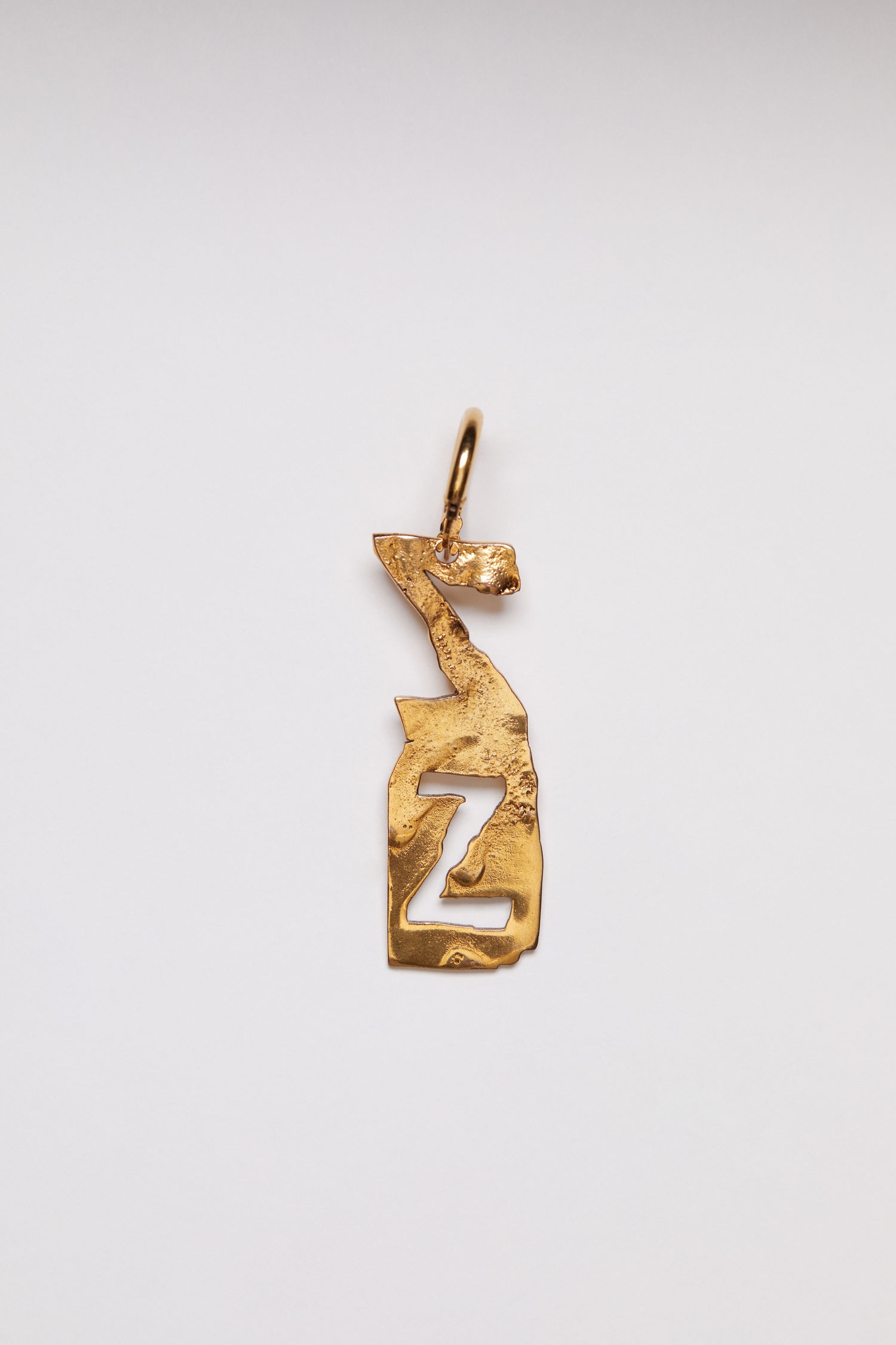 Z earring gold - 2