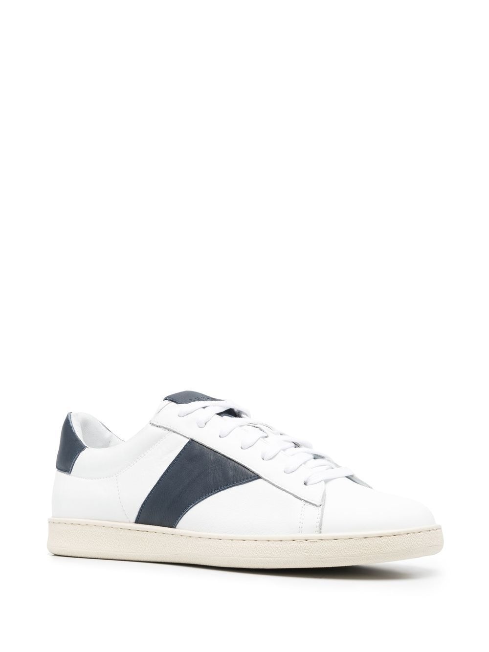 leather low-top sneakers - 2