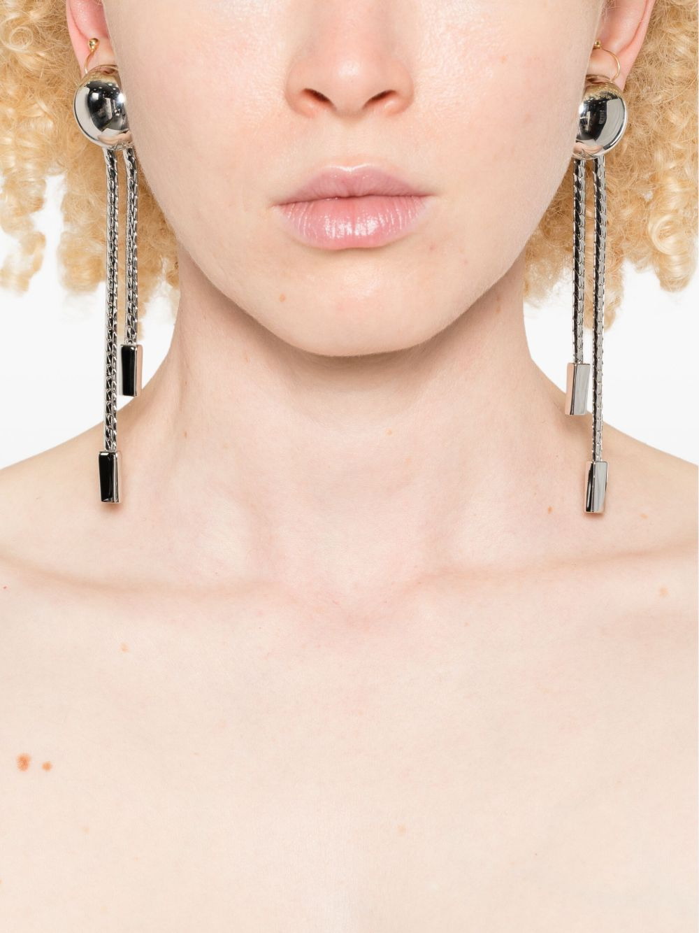 dome-braided earrings - 2