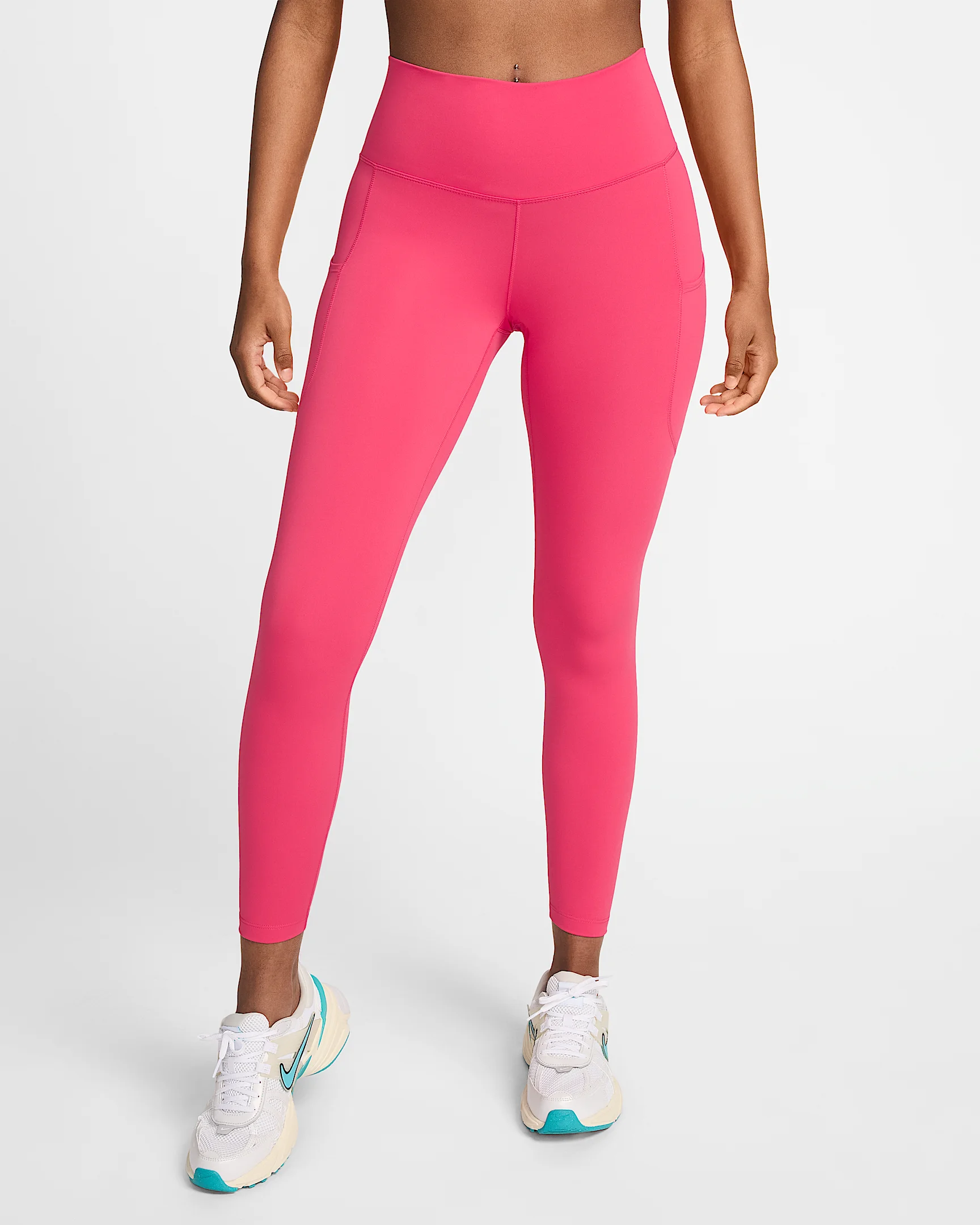Nike One Women's High-Waisted 7/8 Leggings with Pockets - 1
