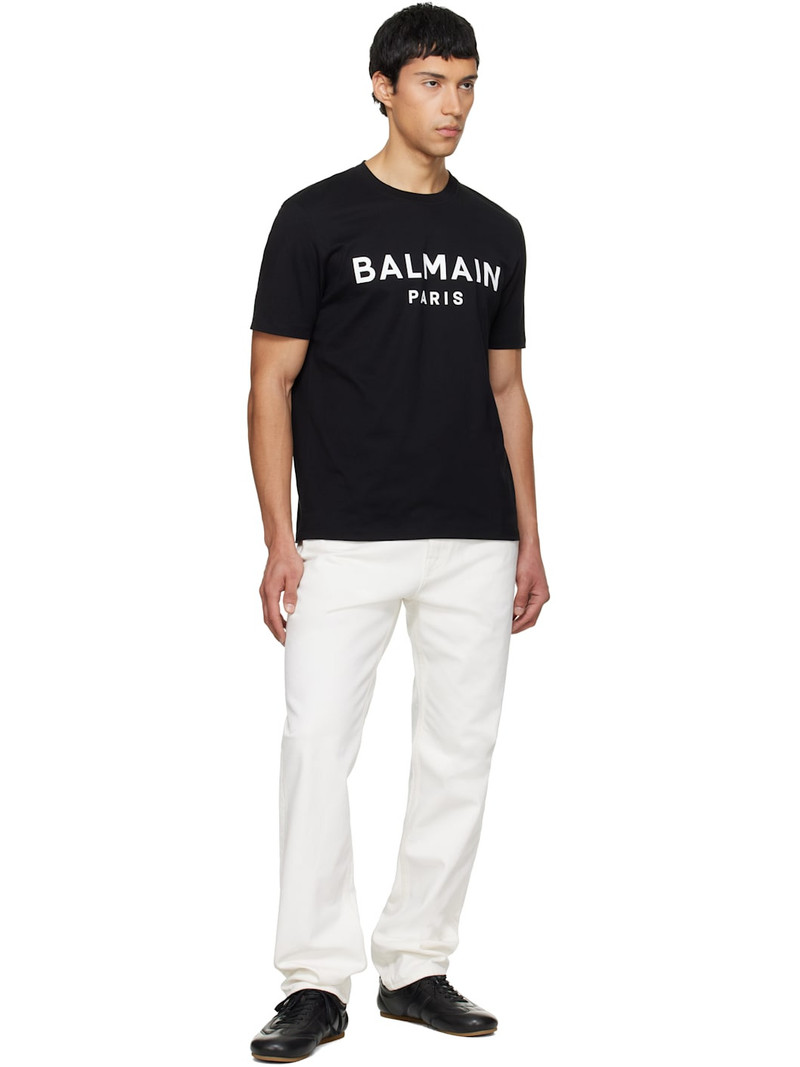 Balmain White Straight-Cut Jeans outlook