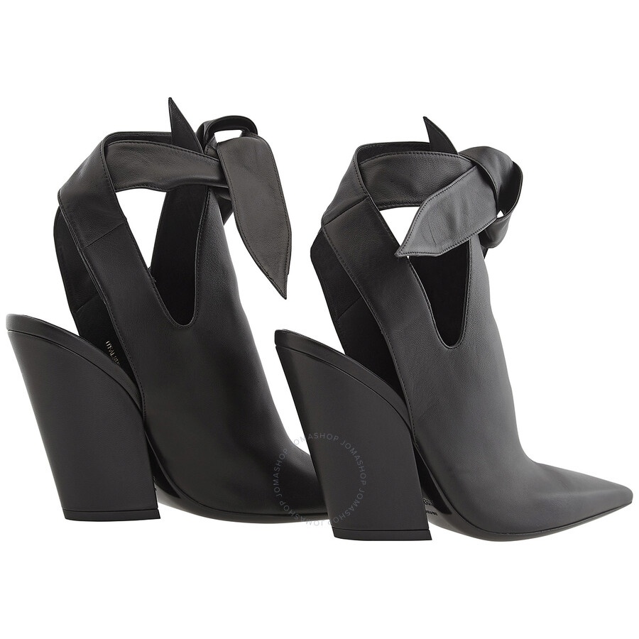 Burberry Ladies Amy Black Wrap-Tie Boots - 3