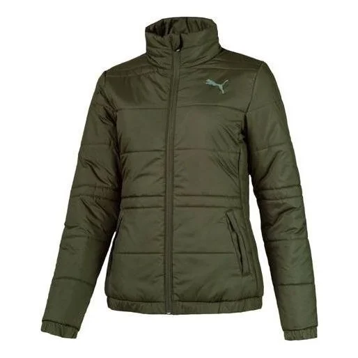 (WMNS) PUMA Polyester Insulation Outwear 'Olivegreen' 853641-15 - 1