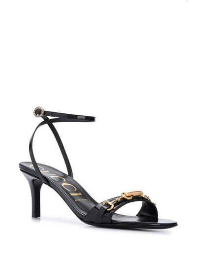 GUCCI Horsebit Chain sandals outlook