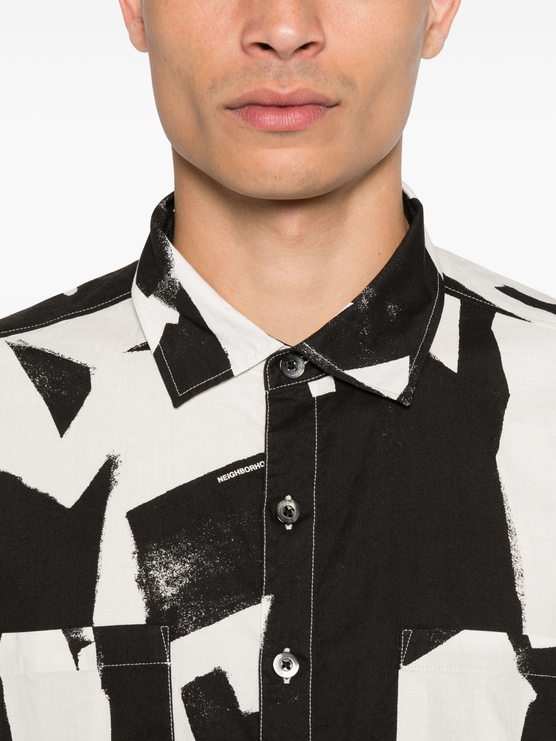 abstract-print shirt - 5