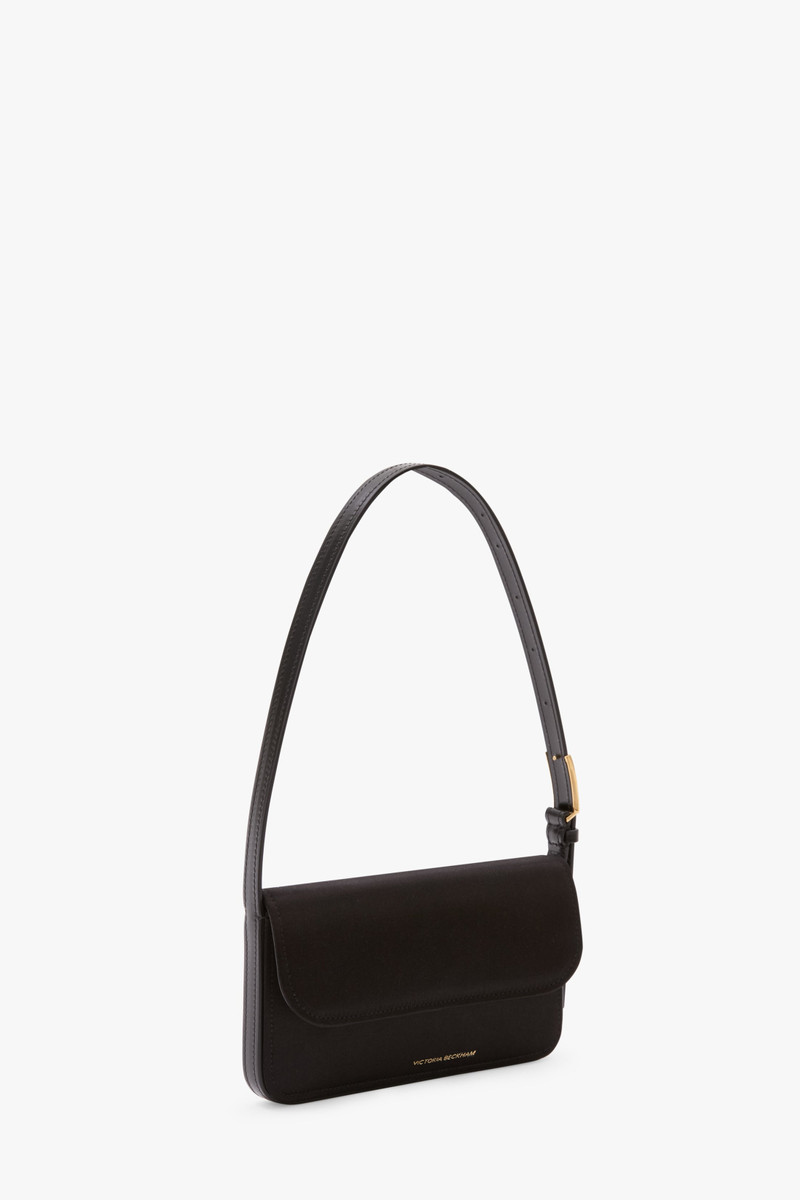 Dorian Pocket Bag In Black Satin 2