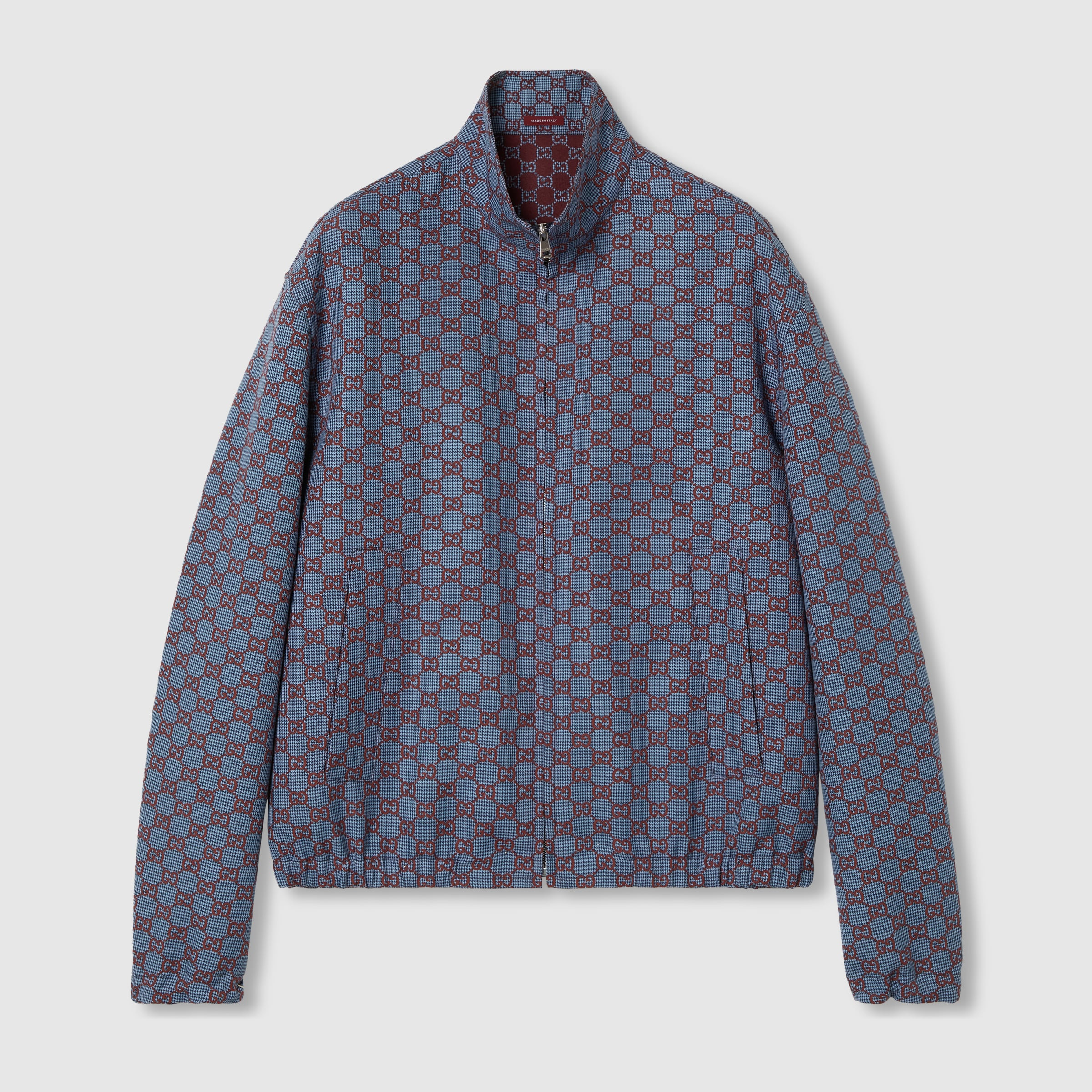 GG pied-de-poule wool jacket - 1