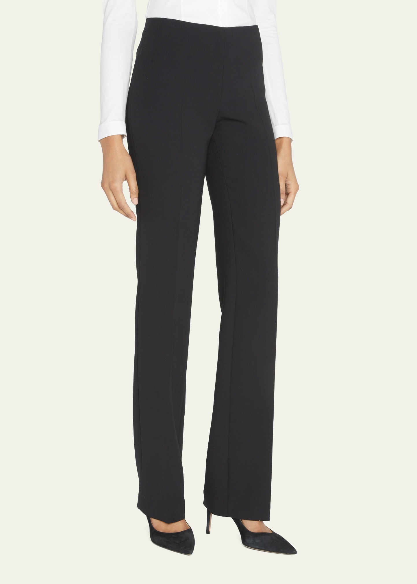 Carol Classic Flat-Front Pants - 4