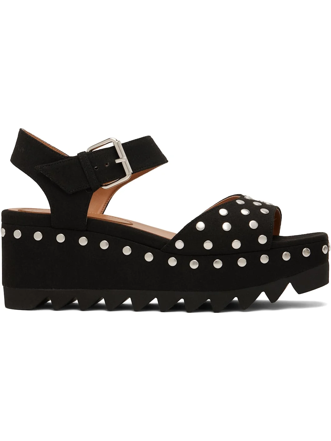 Black Elyse Heeled Sandals - 1