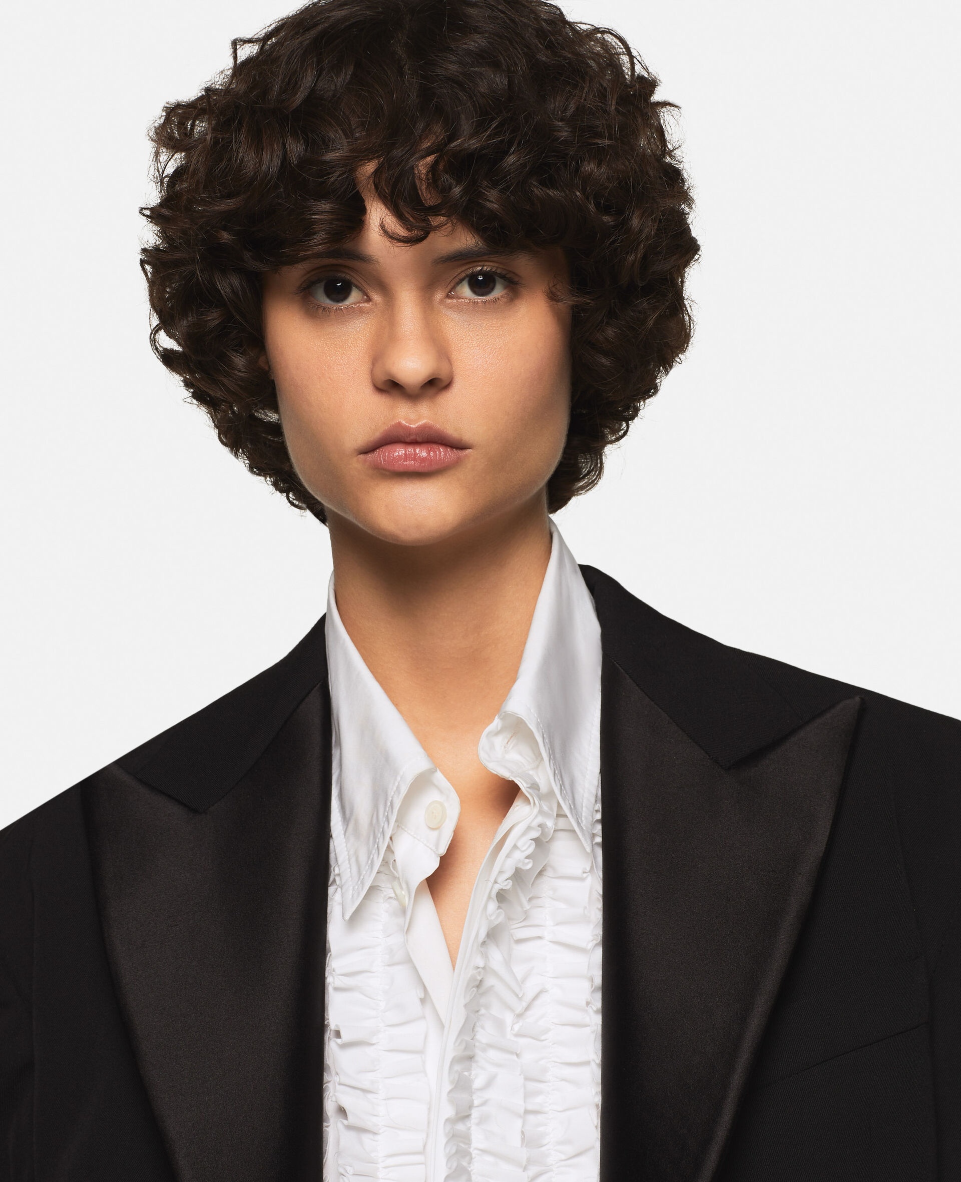 Peak Lapels Wool Coat - 5