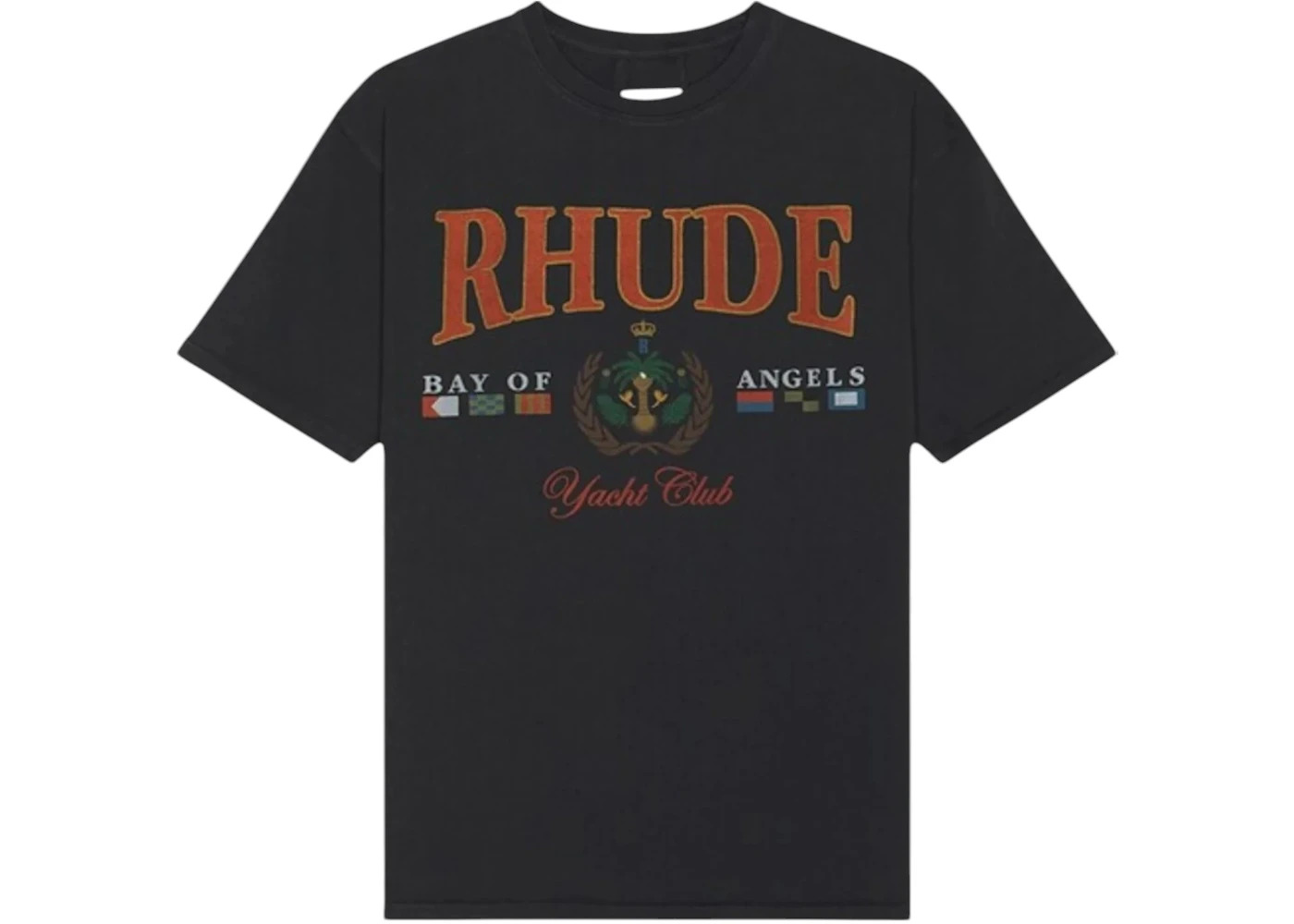 Rhude Bay Of Angels Yacht Tee Black - 1