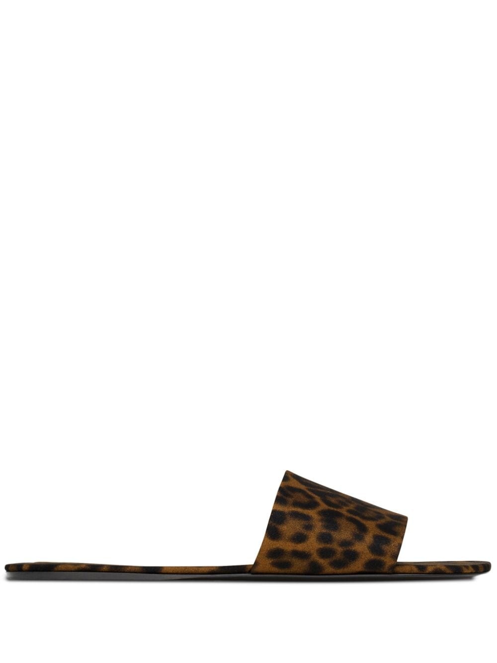 Carlyle leopard-print flat sandals - 1