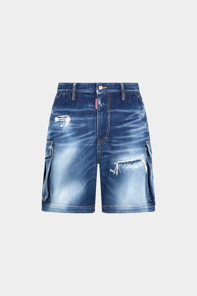 MEDIUM RIPPED KNEE WASH 64 TAG SHORTS - 1