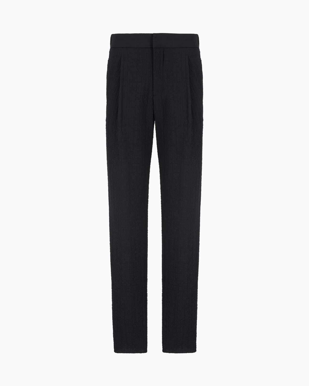 SINGLE-PLEAT STRETCH-WOOL TROUSERS - 1