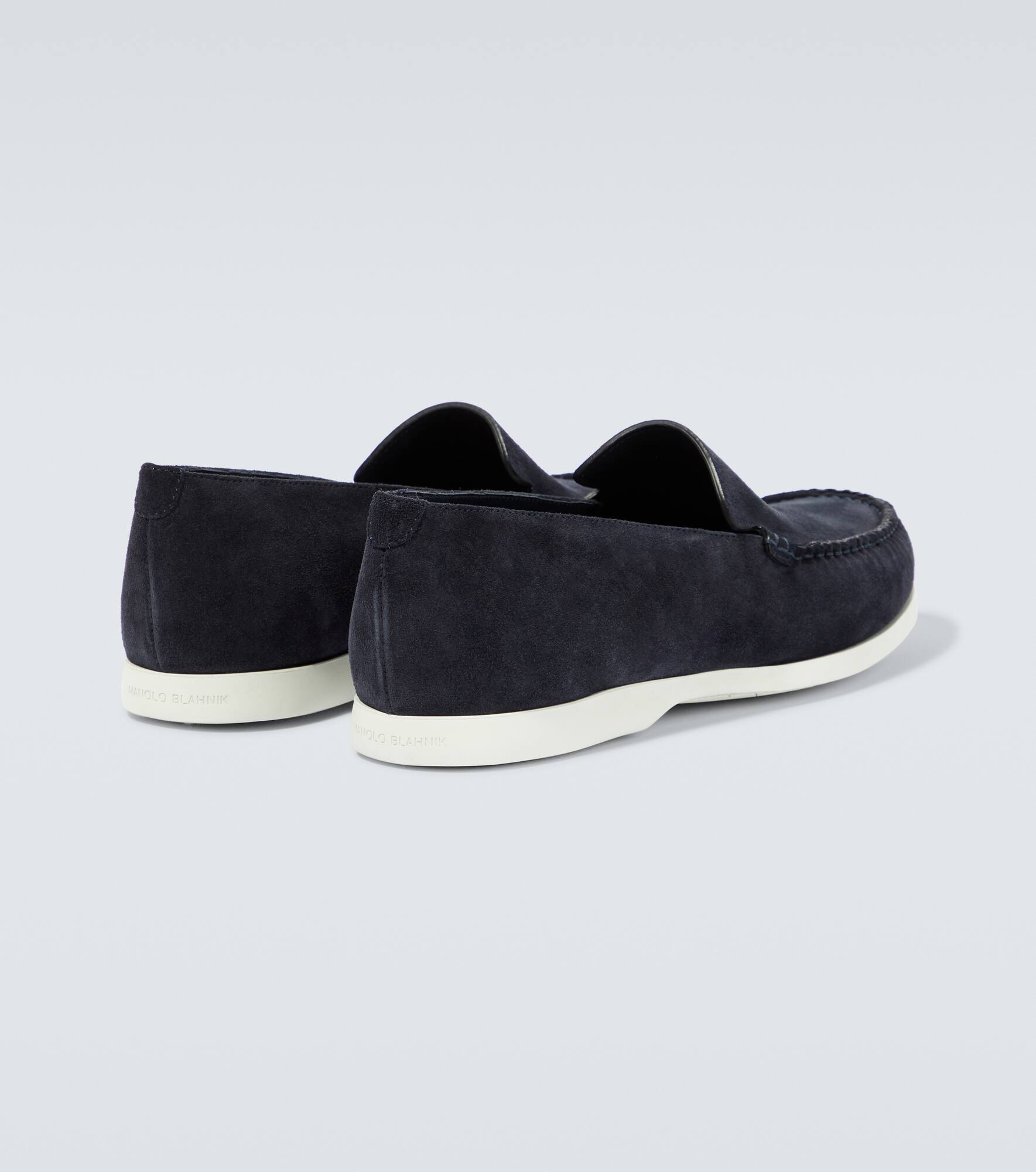 Monaco suede loafers - 5