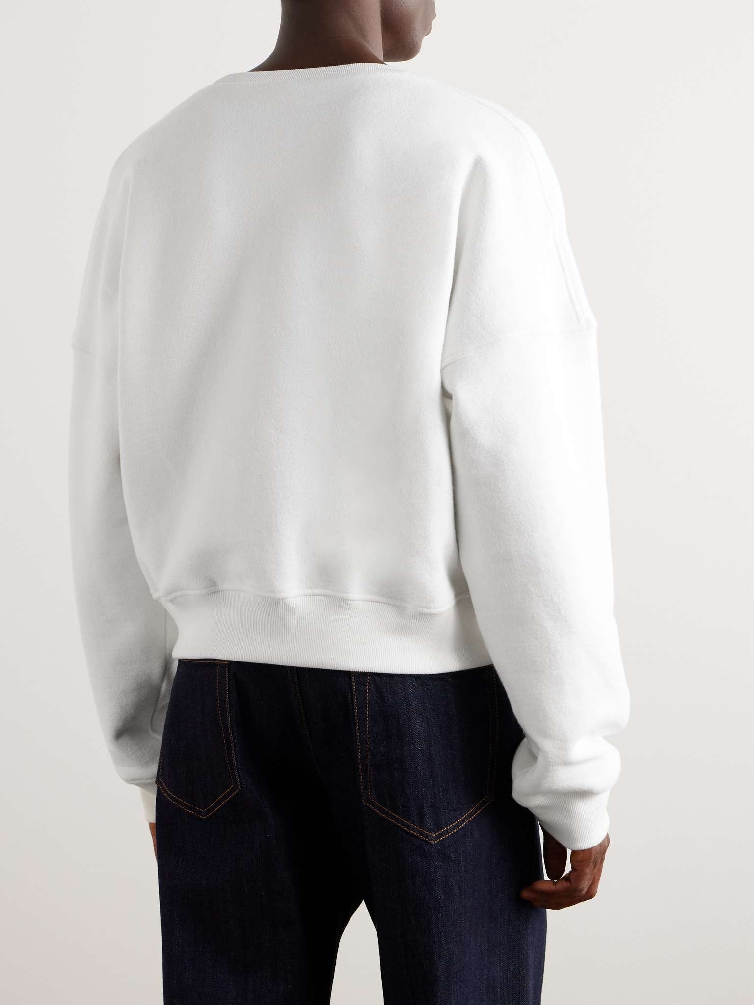 Troy Poplin-Trimmed Cotton-Blend Jersey Sweatshirt - 4