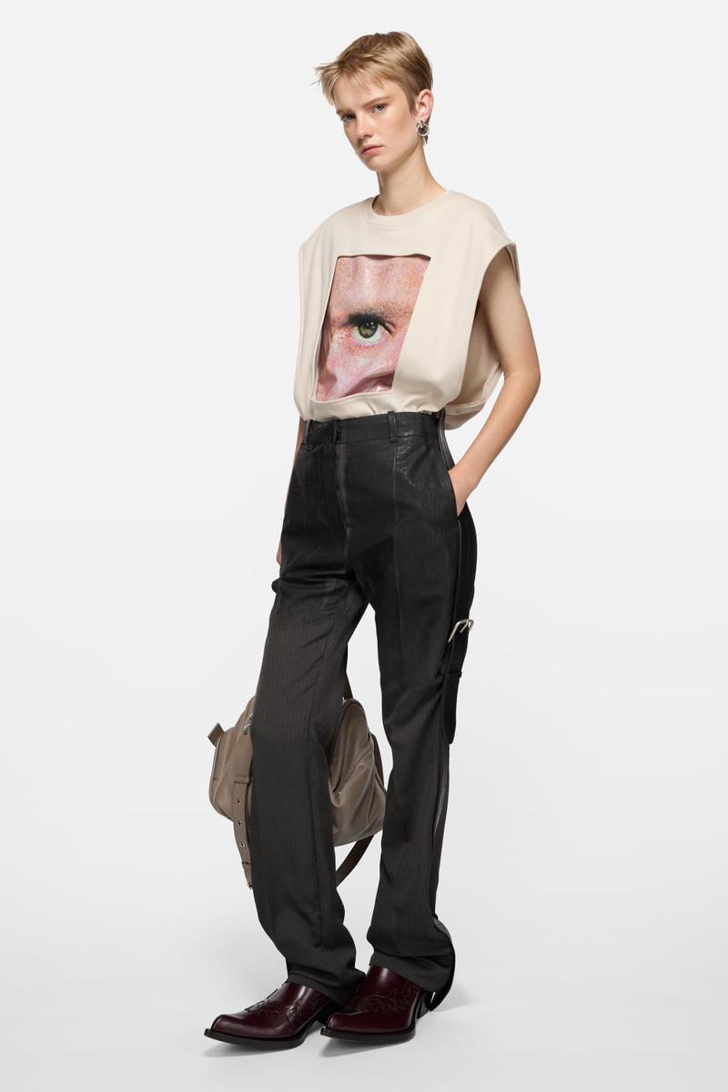 Acne Studios Graphic tank top - Clay beige outlook