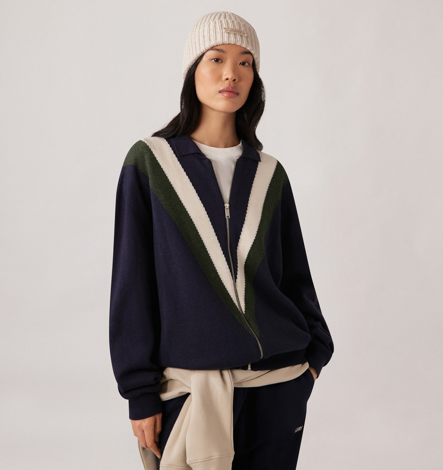 UNISEX KNIT WOOL SHIRT JACKET - 3