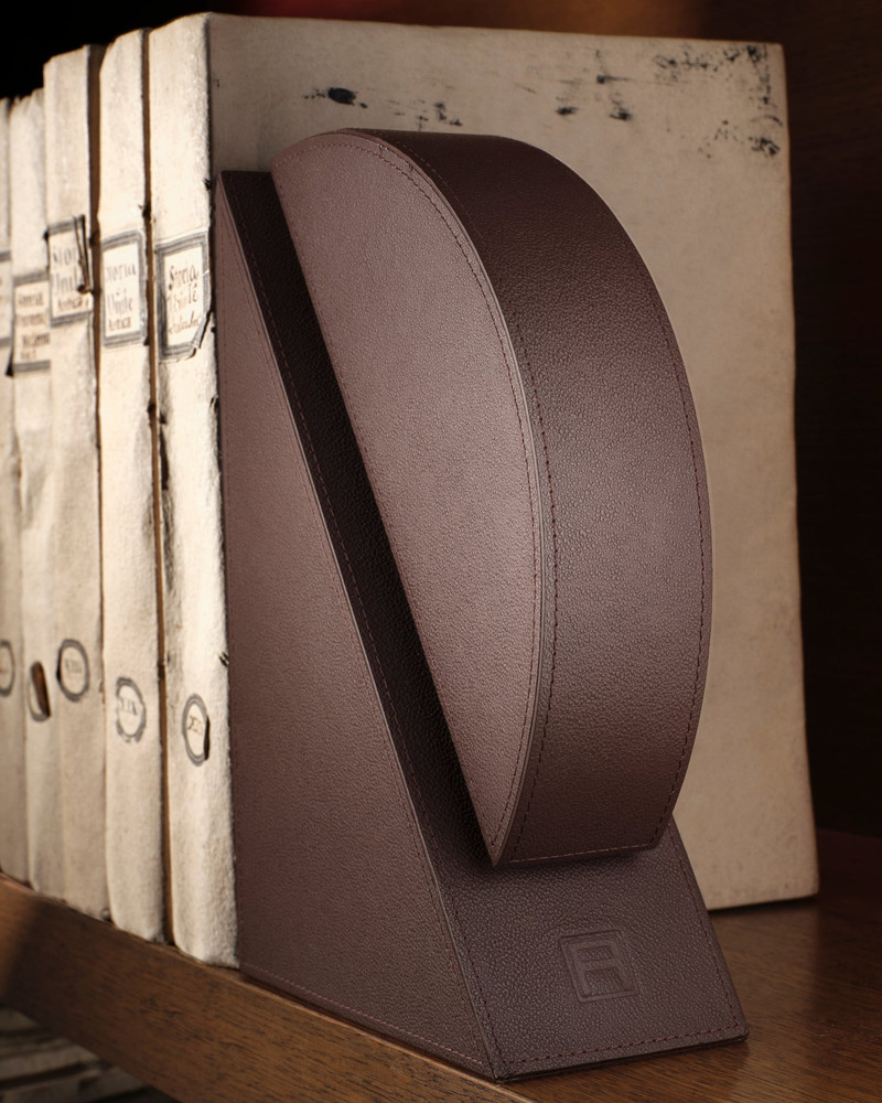 ASSOULINE Right Cubist Bookend - Brown outlook