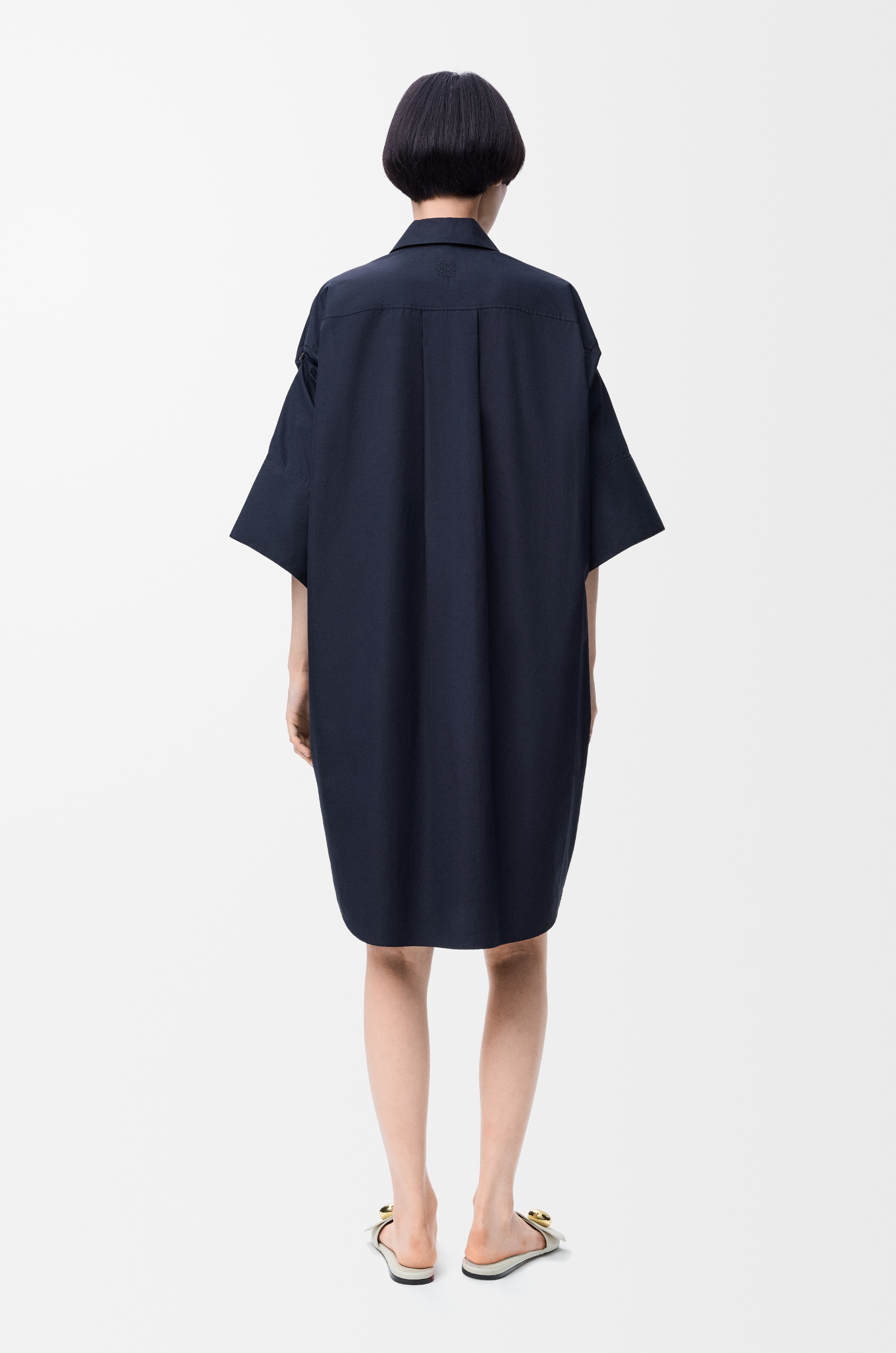 Shirt dress in cotton - 4
